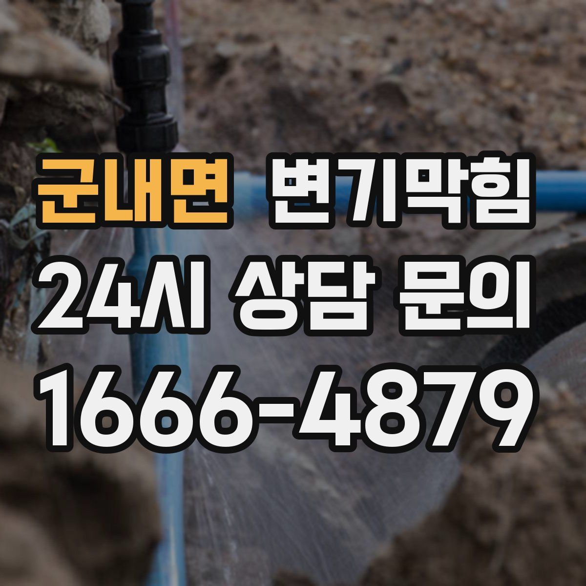 군내면 변기막힘