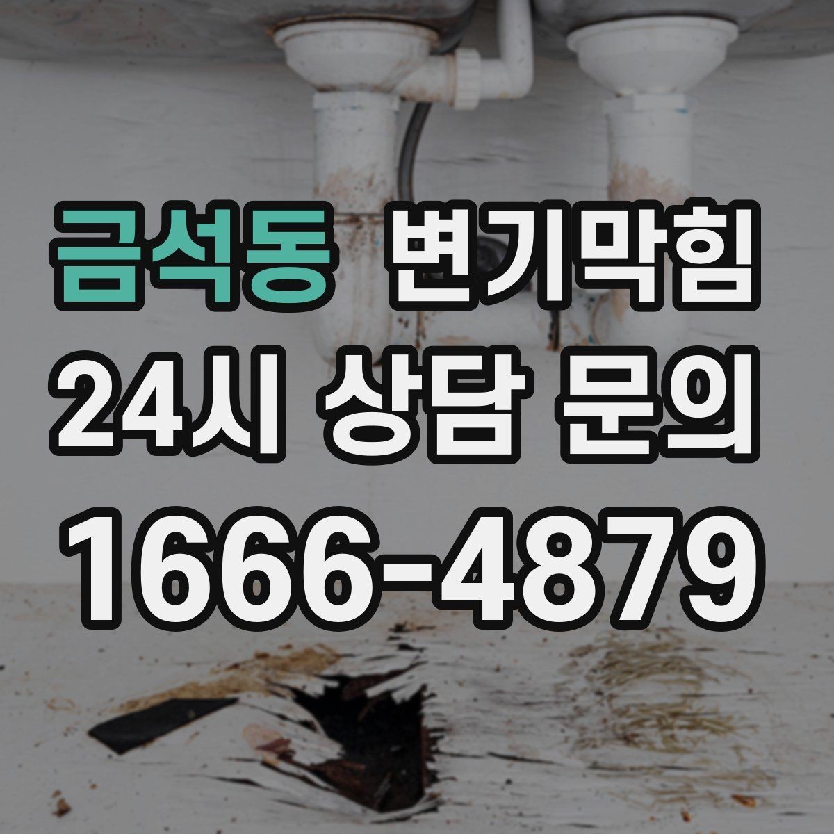 금석동 변기막힘 단독 주택 배수구막힘 도면 없이 진단