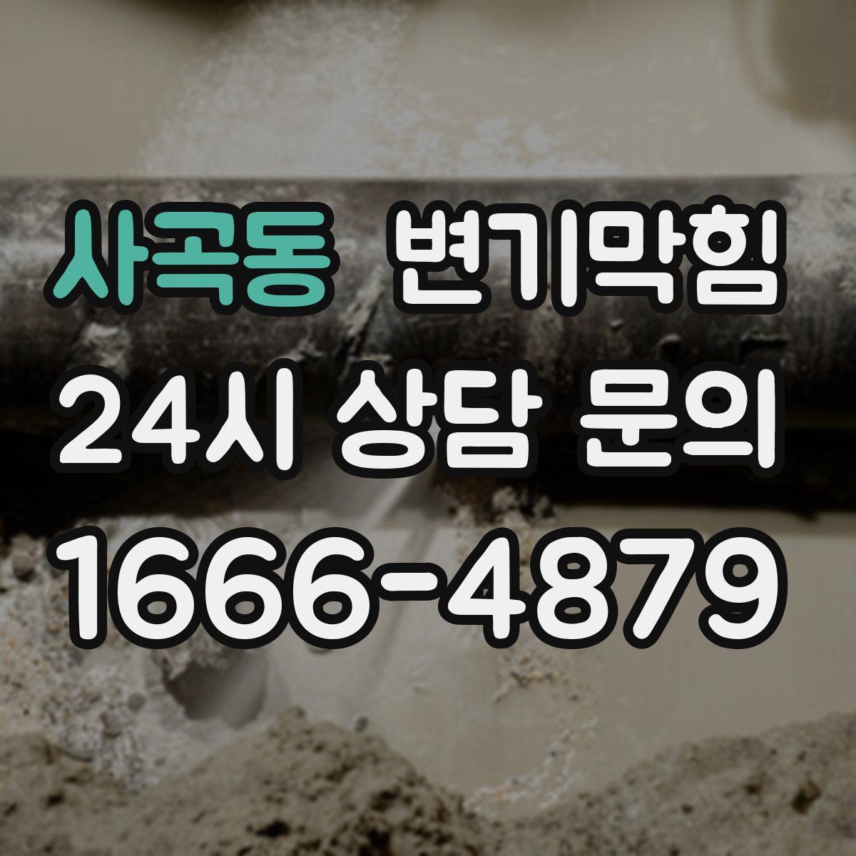 사곡동 변기막힘