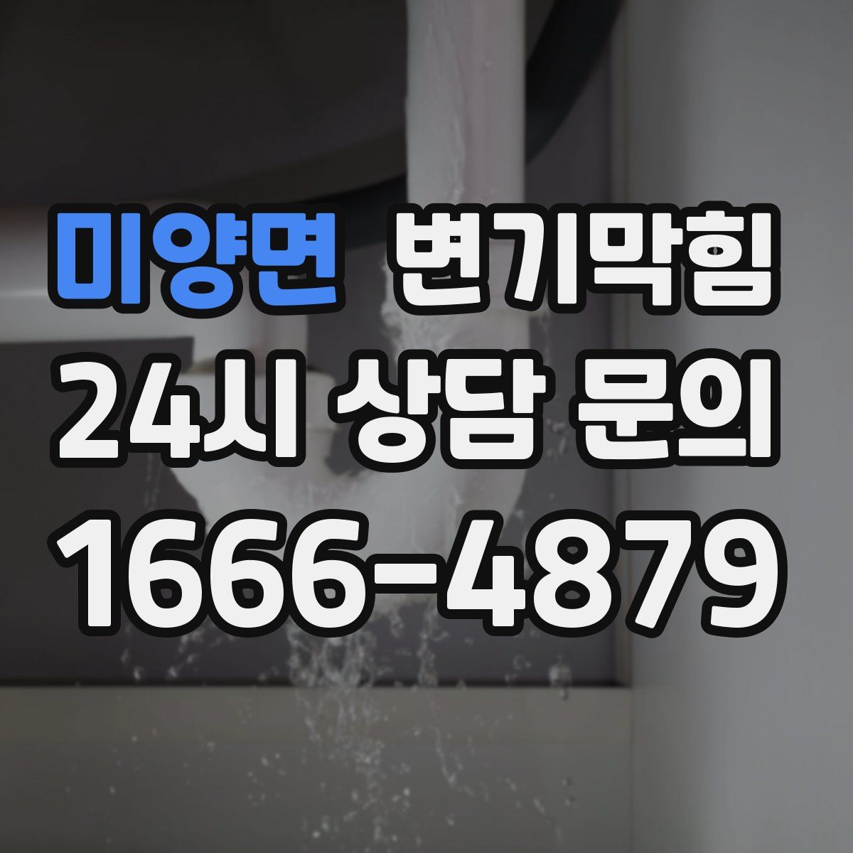 미양면 변기막힘