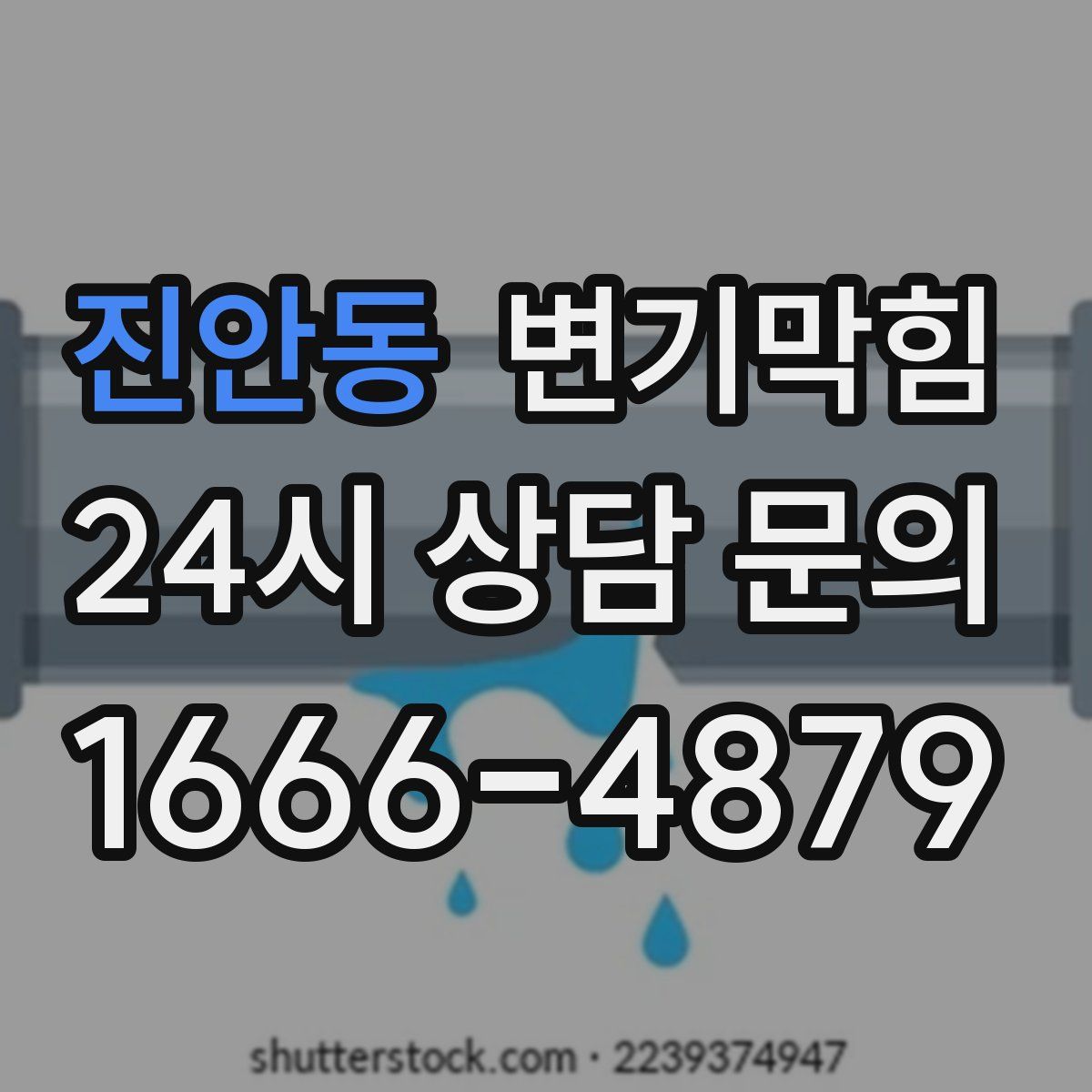 진안동 변기막힘