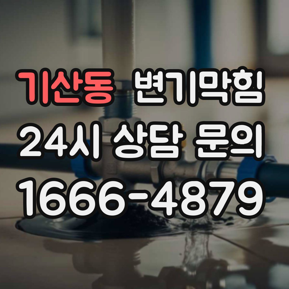 기산동 변기막힘