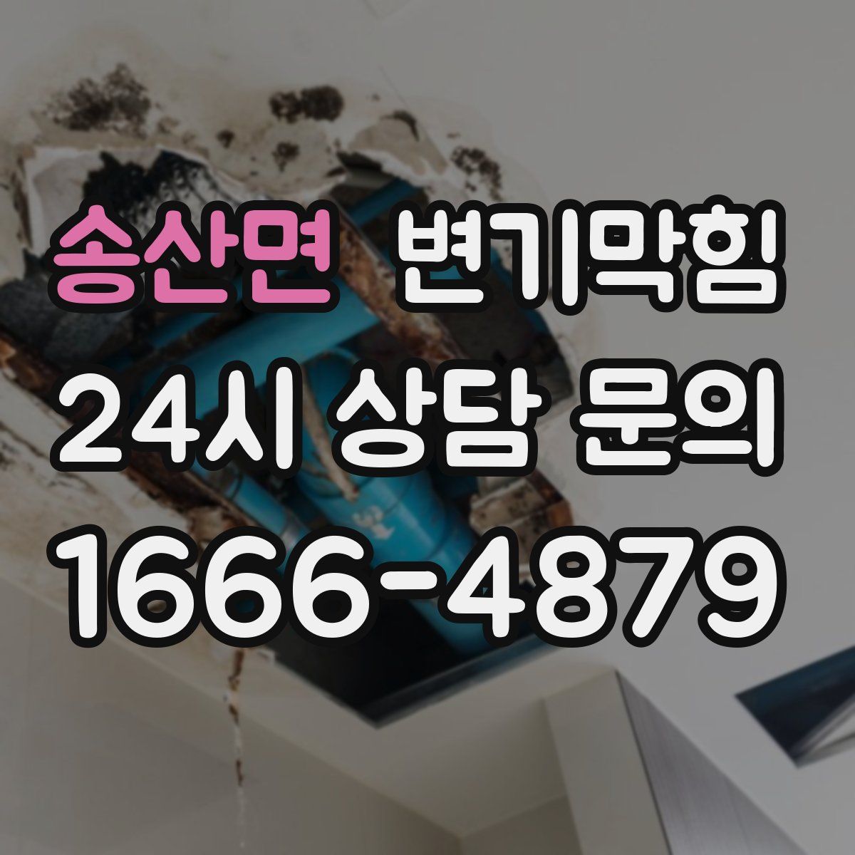 송산면 변기막힘