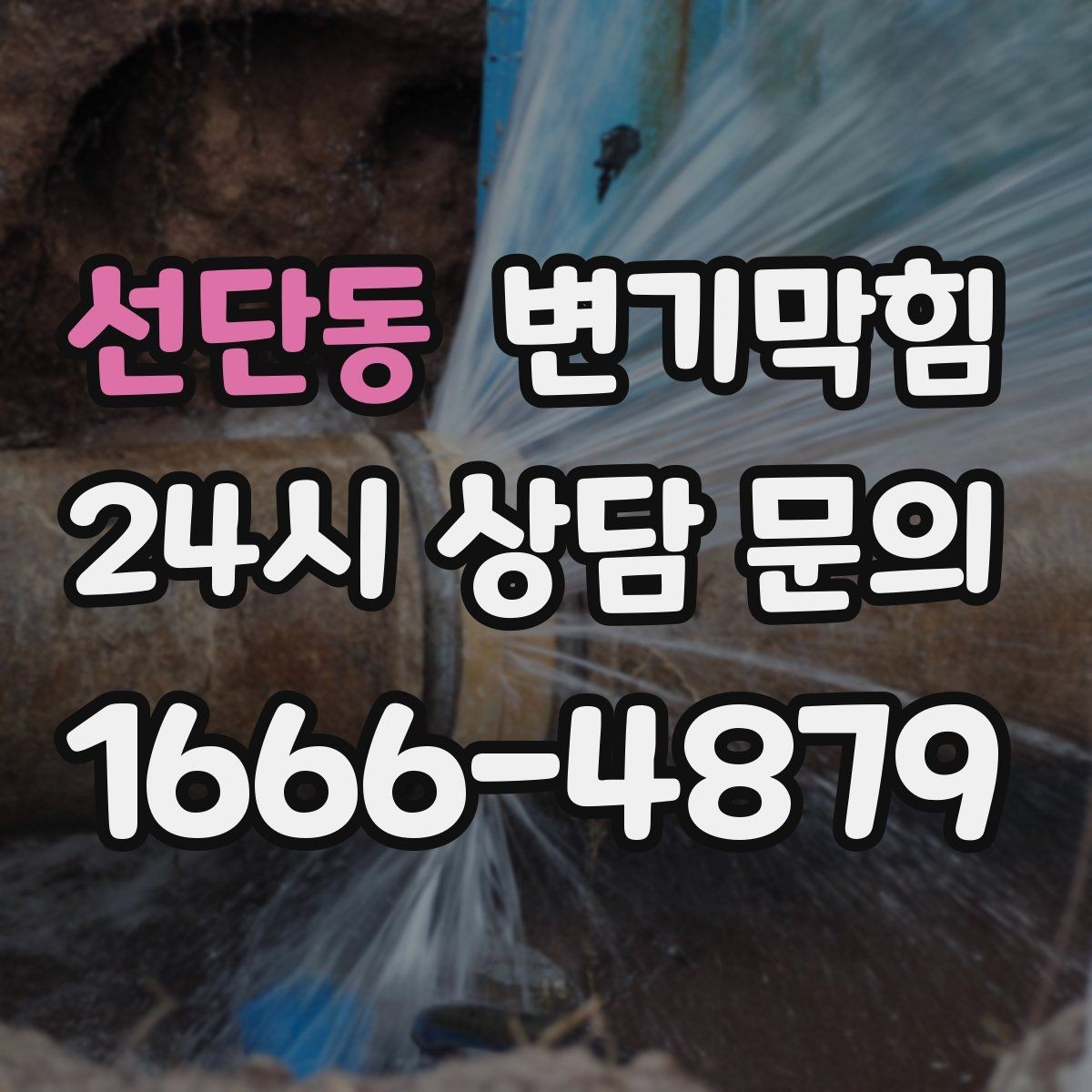 선단동 변기막힘 뚫어뻥 압력 과하게 주면 생기는 문제