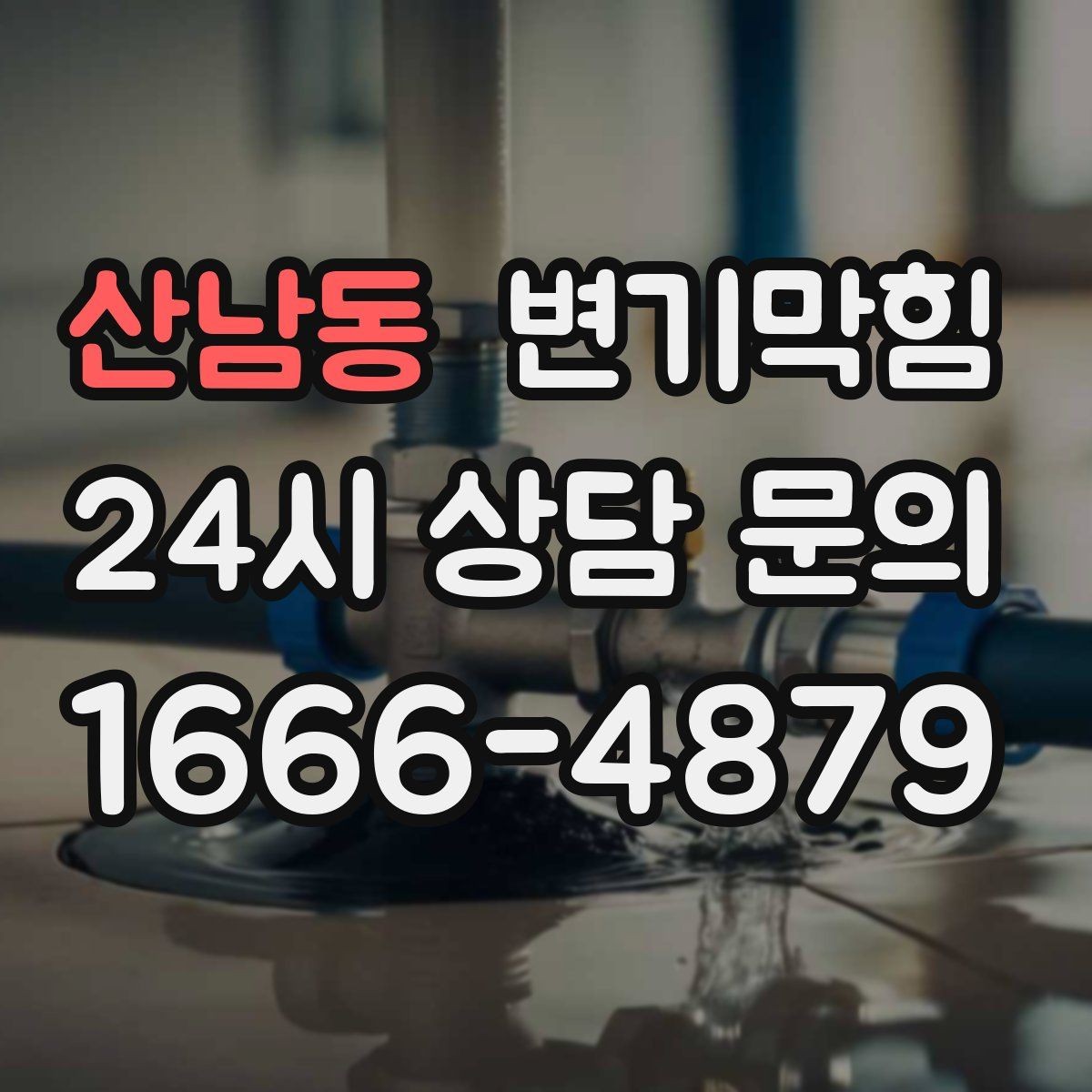 산남동 변기막힘 식당 화장실역류 배출 각도 미세 조정