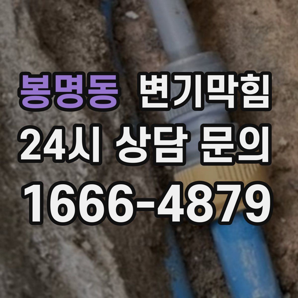 봉명동 변기막힘 아파트 화장실막힘 사진·영상 비교