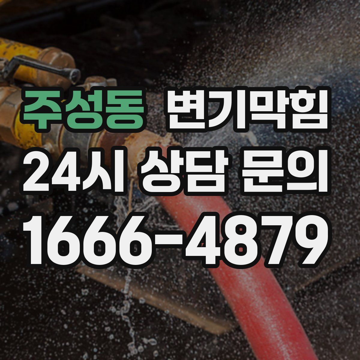 주성동 변기막힘