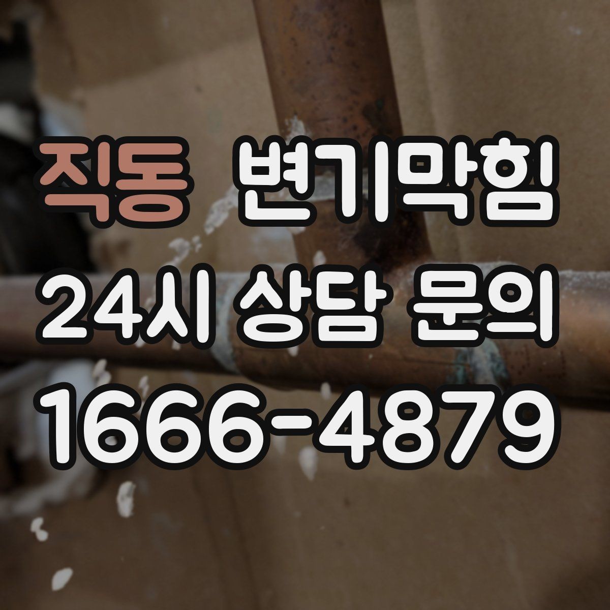 직동 변기막힘 단독 주택 화장실역류 도면 없이 해결