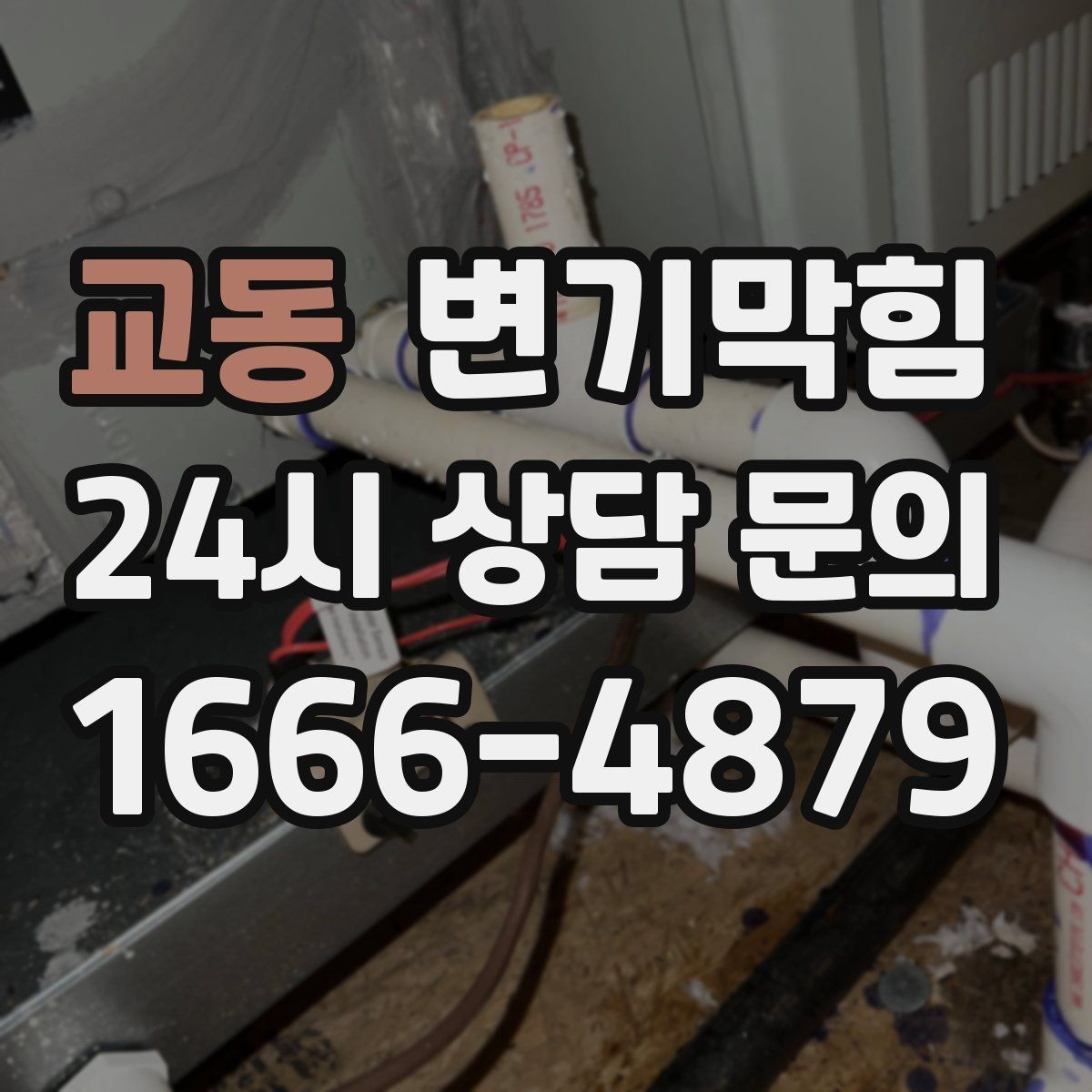 교동 변기막힘 상가 사진 리포트로 신뢰 확보