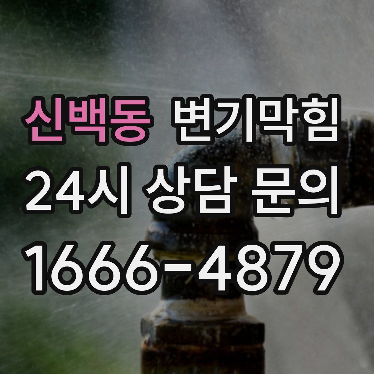 신백동 변기막힘