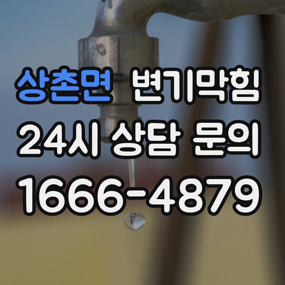 상촌면 변기막힘