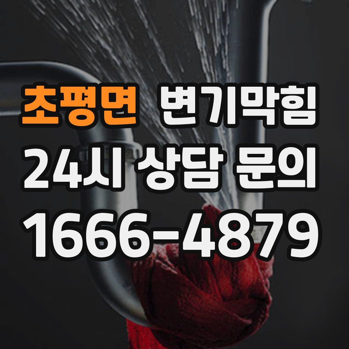 초평면 변기막힘