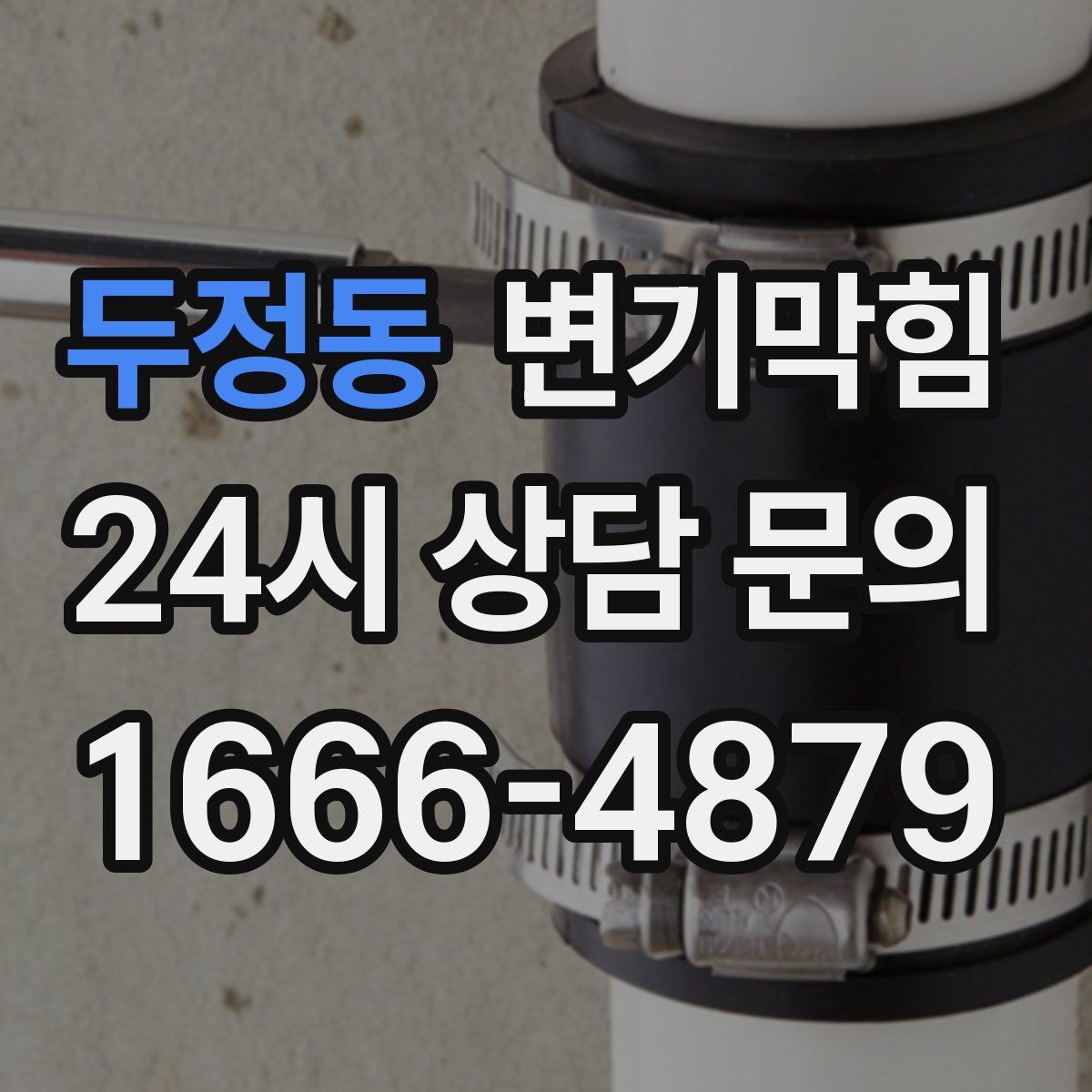 두정동 변기막힘