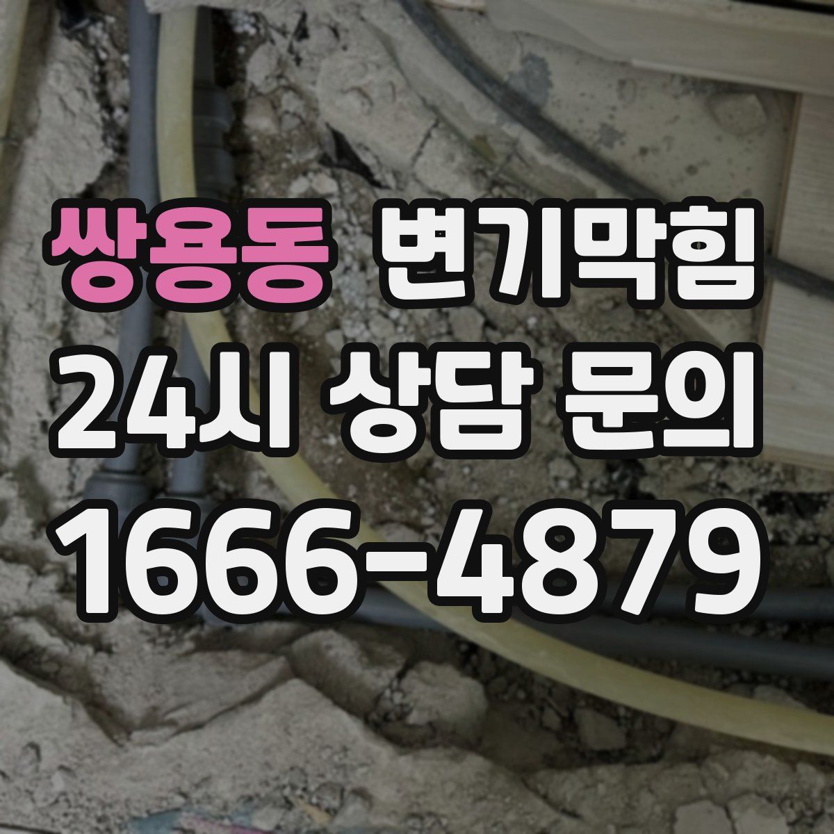 쌍용동 변기막힘