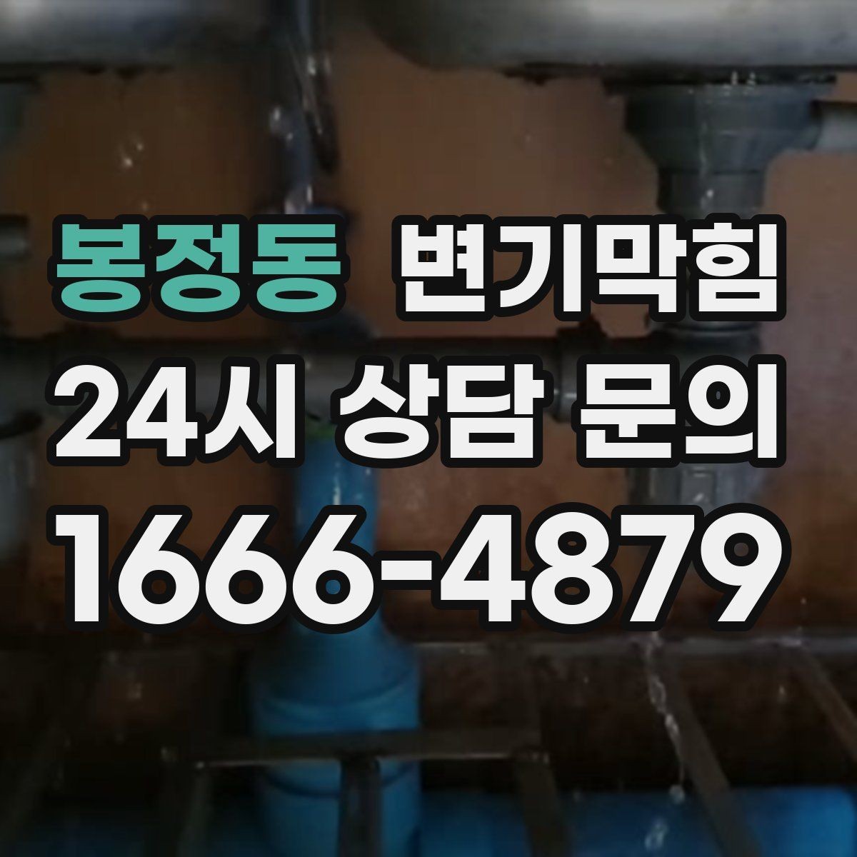 봉정동 변기막힘 식당 통기관 역류 소음 완화