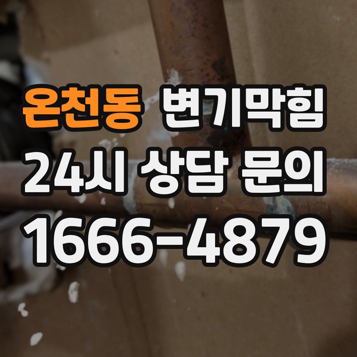 온천동 변기막힘