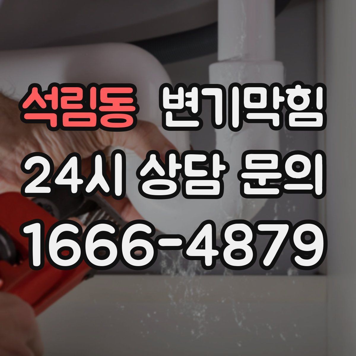 석림동 변기막힘 단독 변기뚫기 바닥 누수 루트 차단