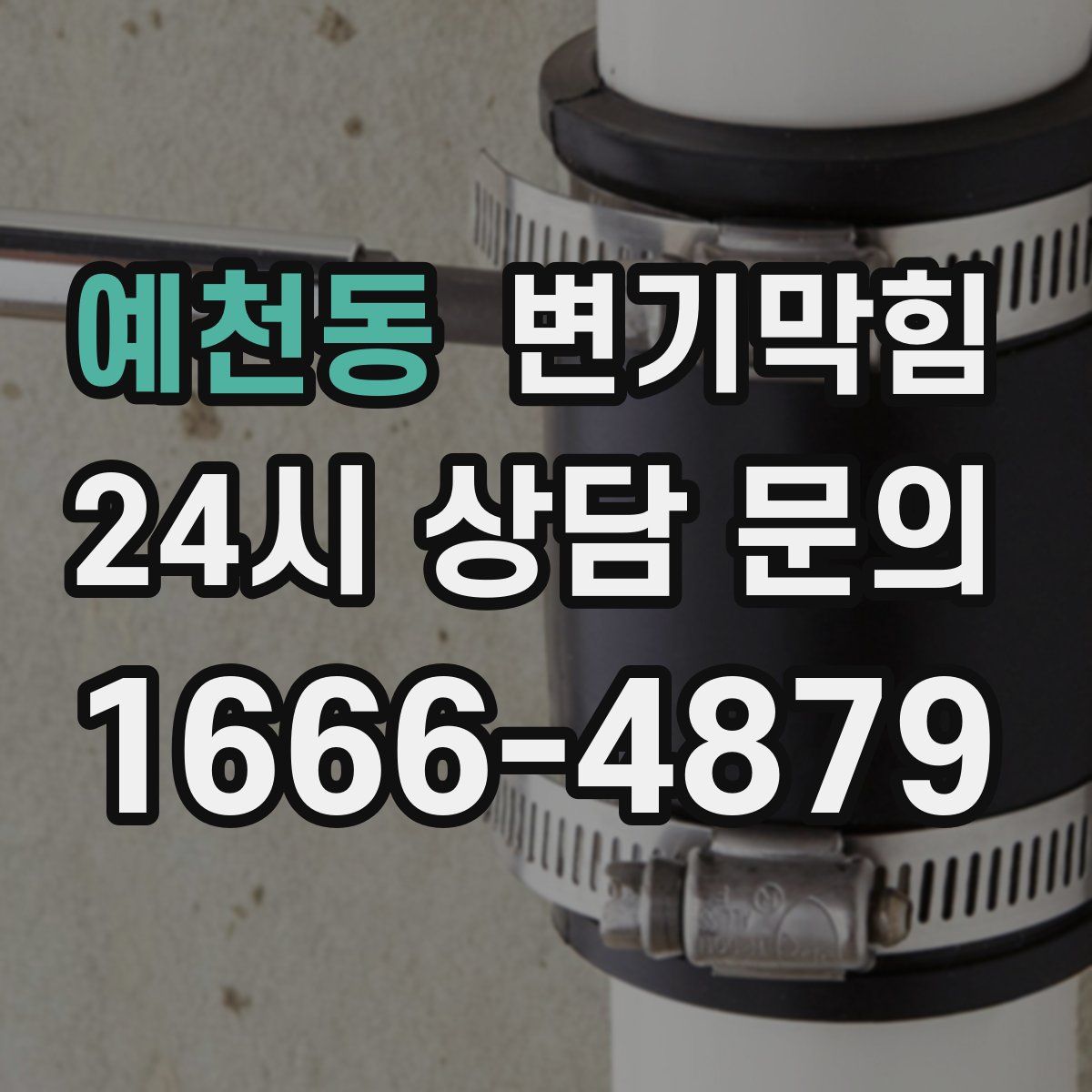 예천동 변기막힘