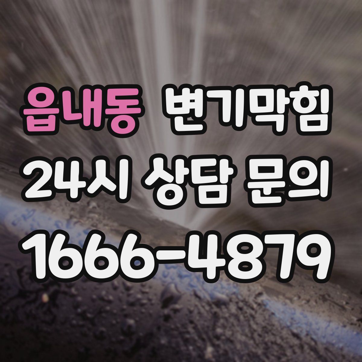 읍내동 변기막힘