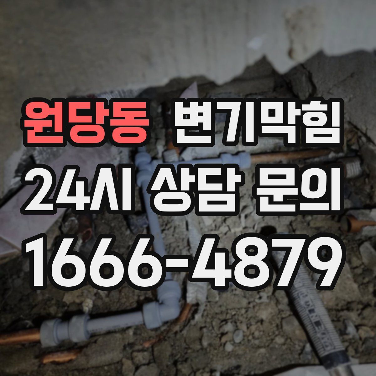 원당동 변기막힘