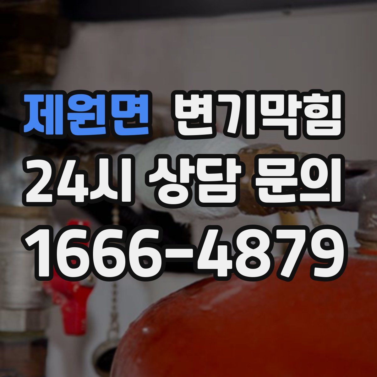 제원면 변기막힘