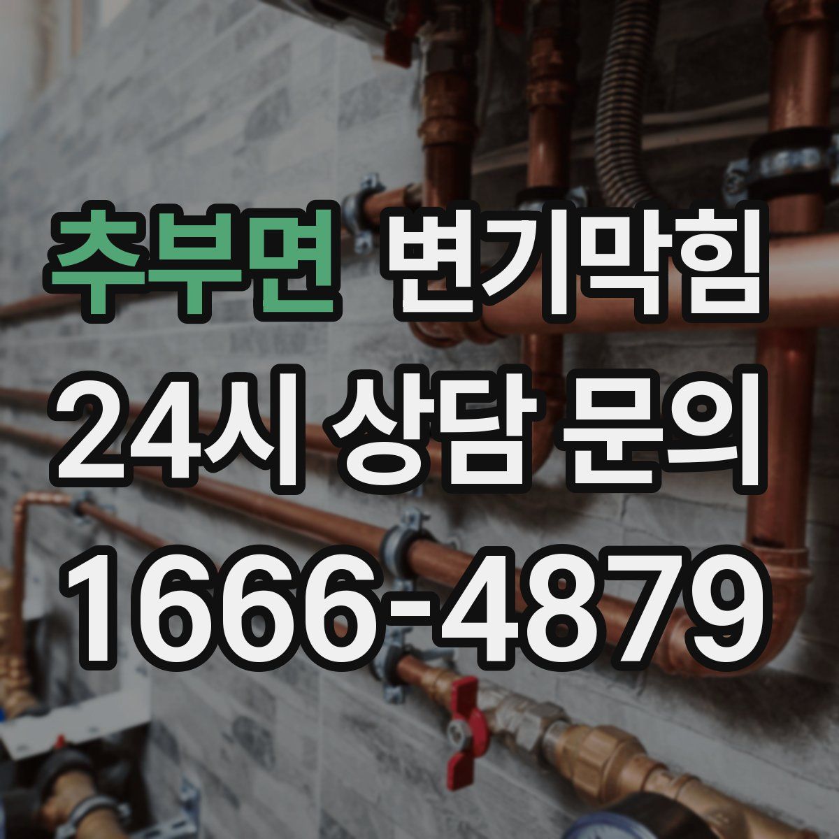 추부면 변기막힘