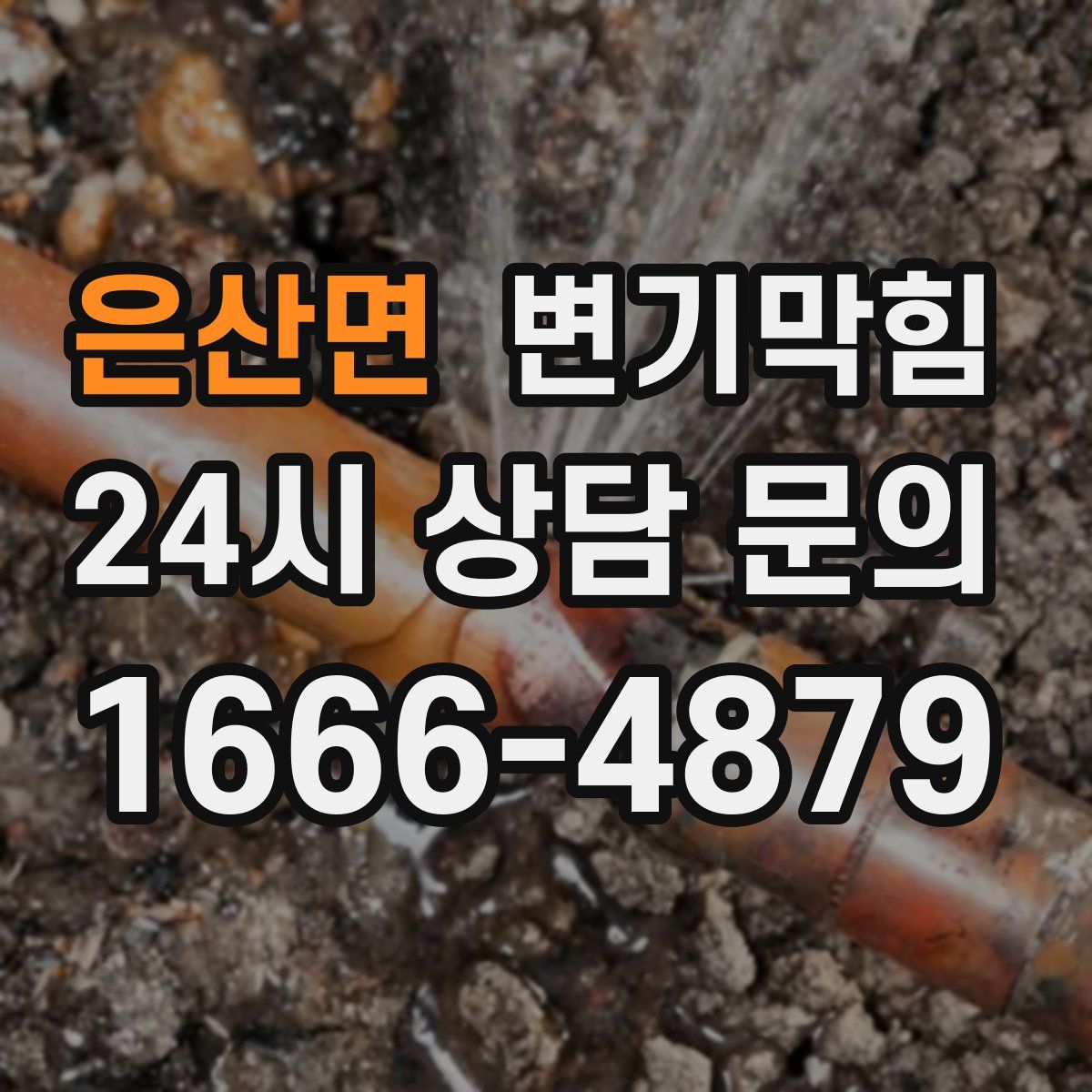 은산면 변기막힘