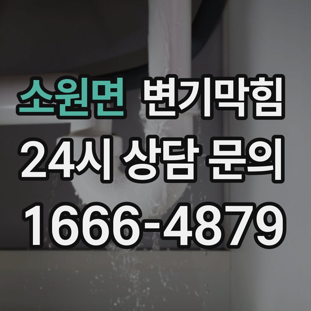 소원면 변기막힘