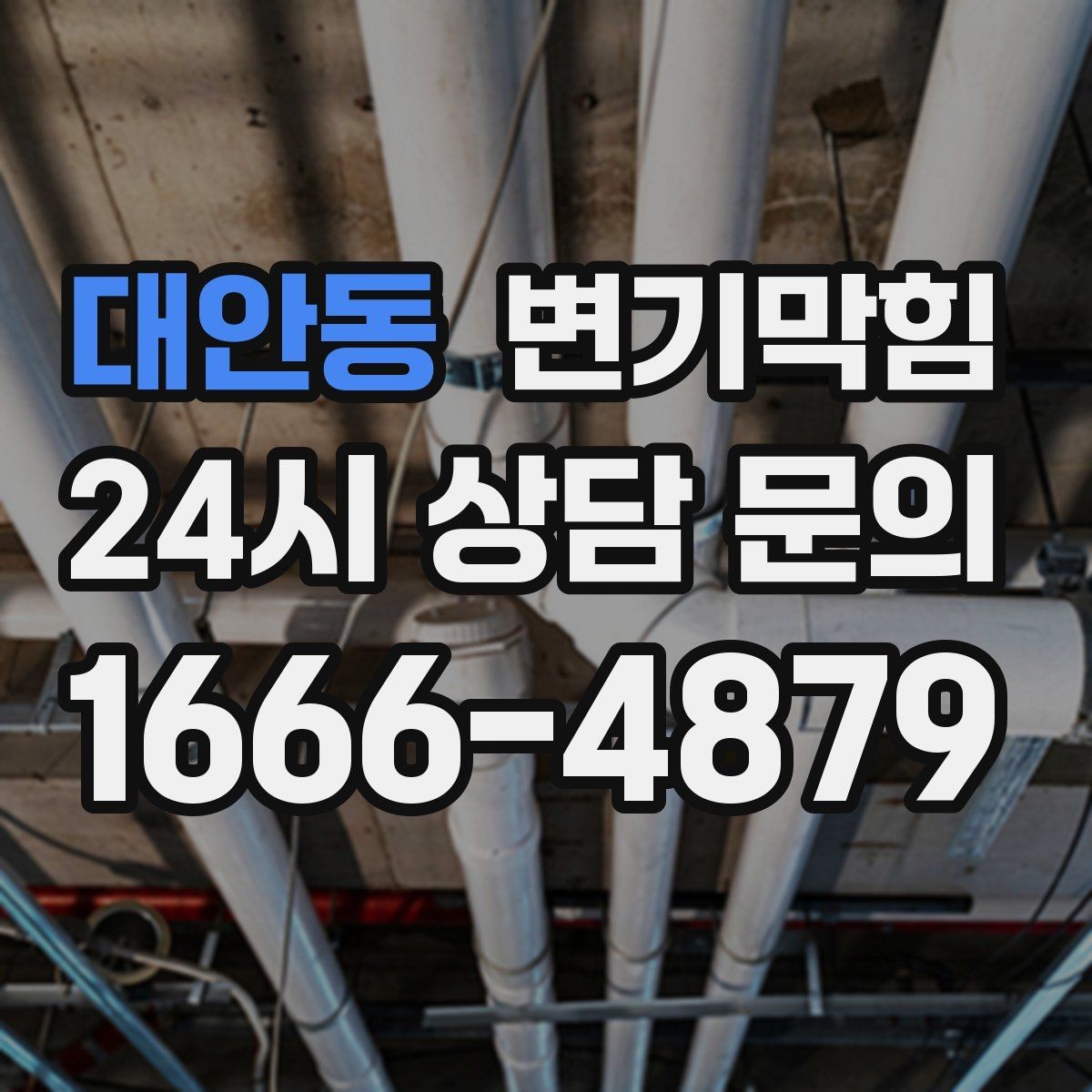 대안동 변기막힘 우천 시 냄새·거품 동시 차단