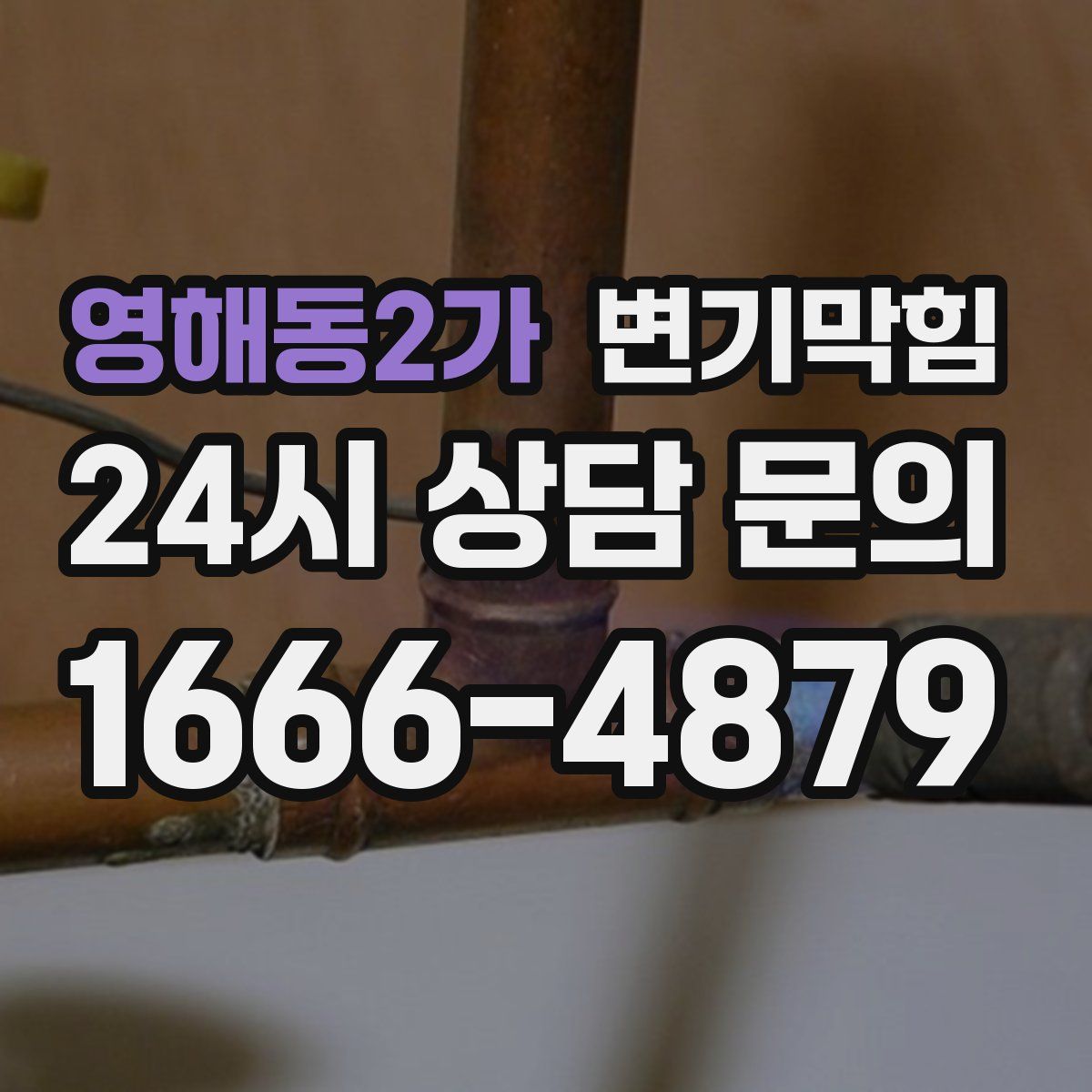 영해동2가 변기막힘