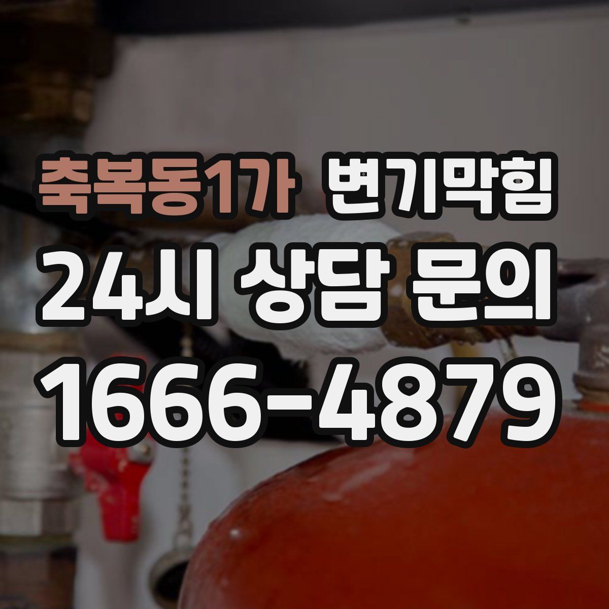 축복동1가 변기막힘