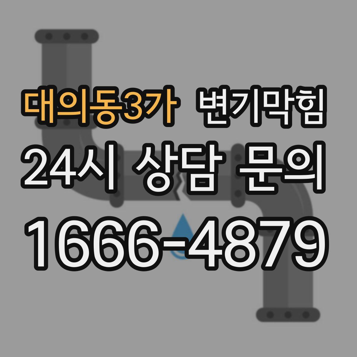 대의동3가 변기막힘