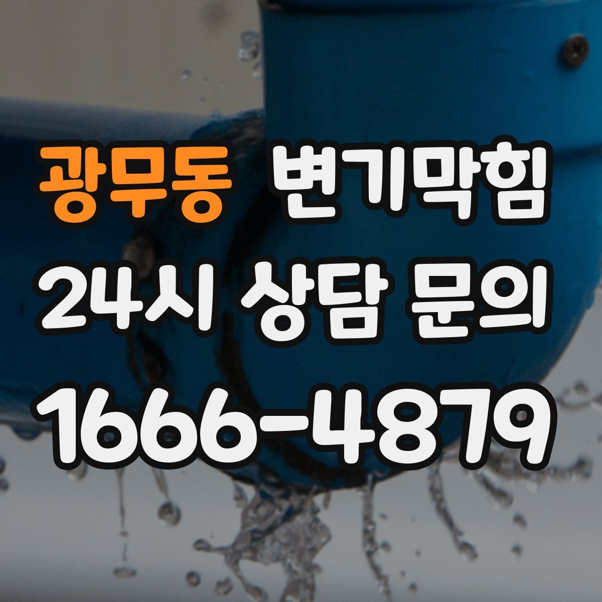 광무동 변기막힘