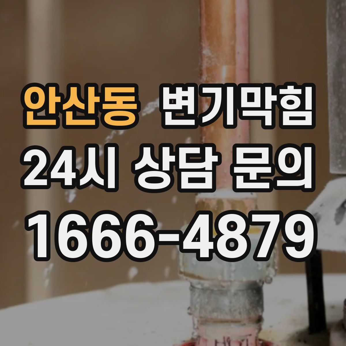 안산동 변기막힘