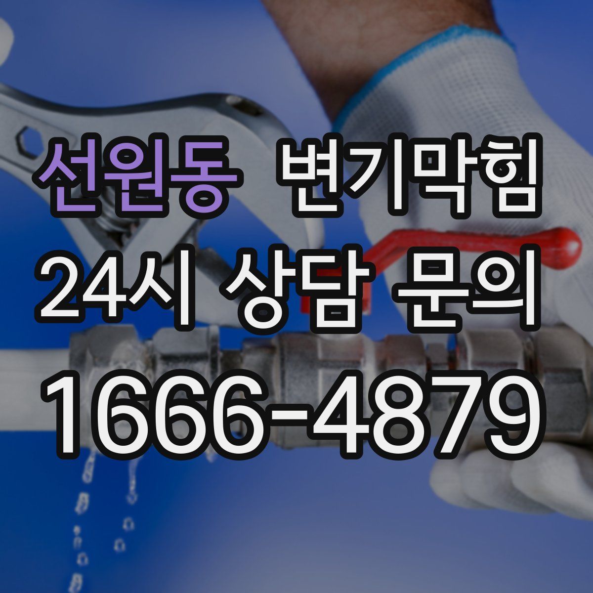 선원동 변기막힘