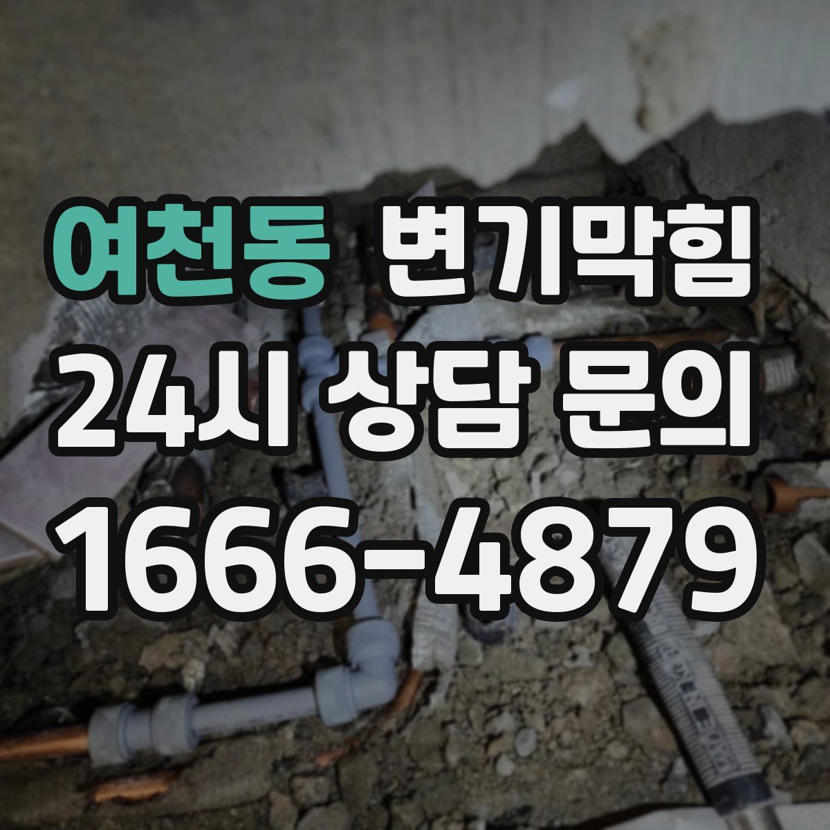 여천동 변기막힘