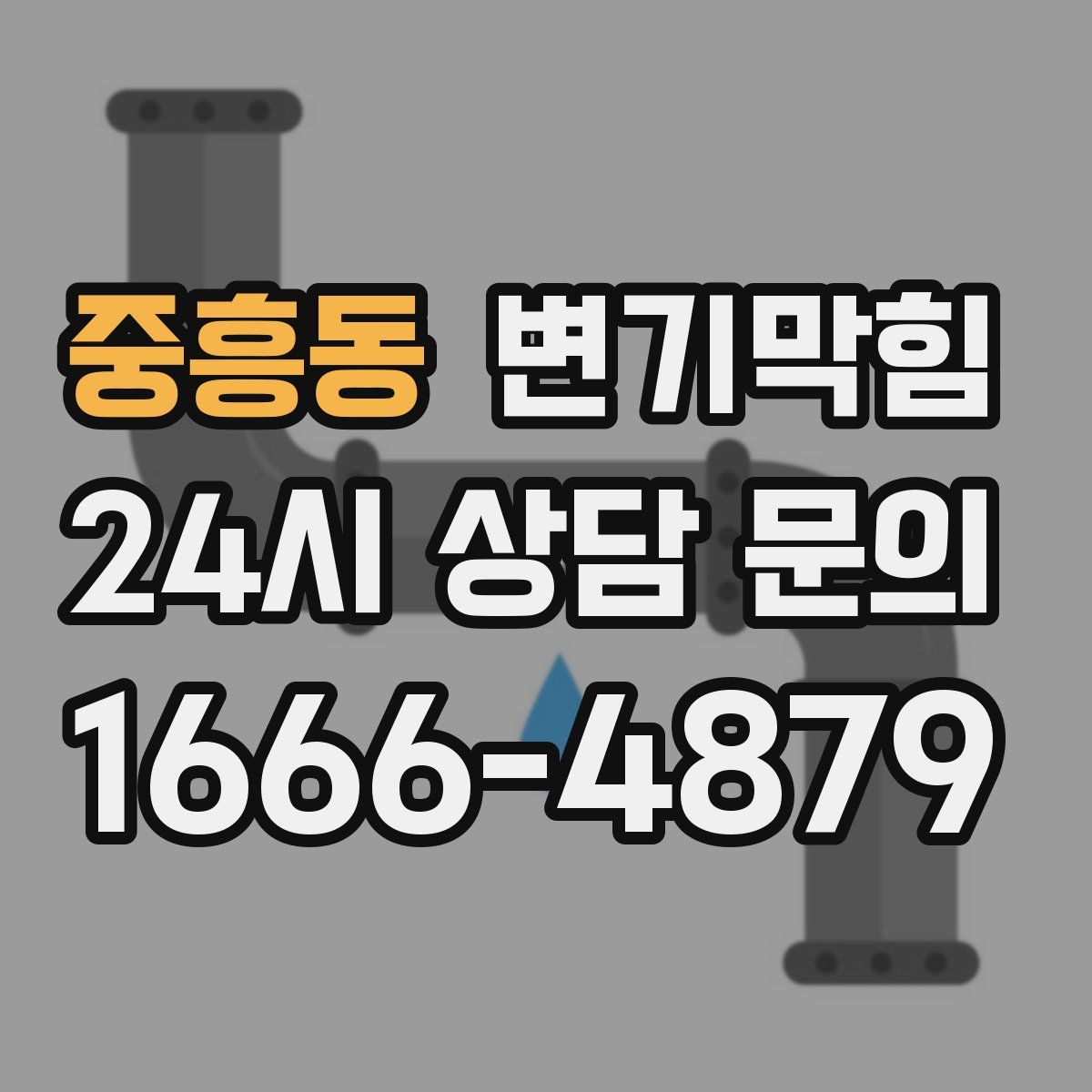 중흥동 변기막힘