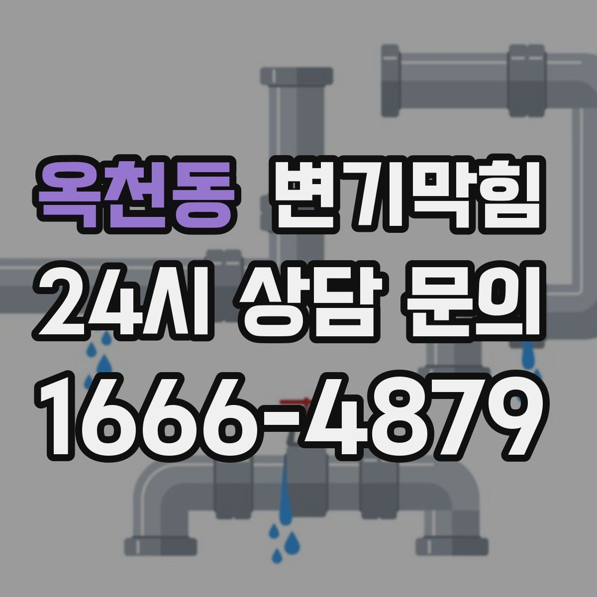 옥천동 변기막힘