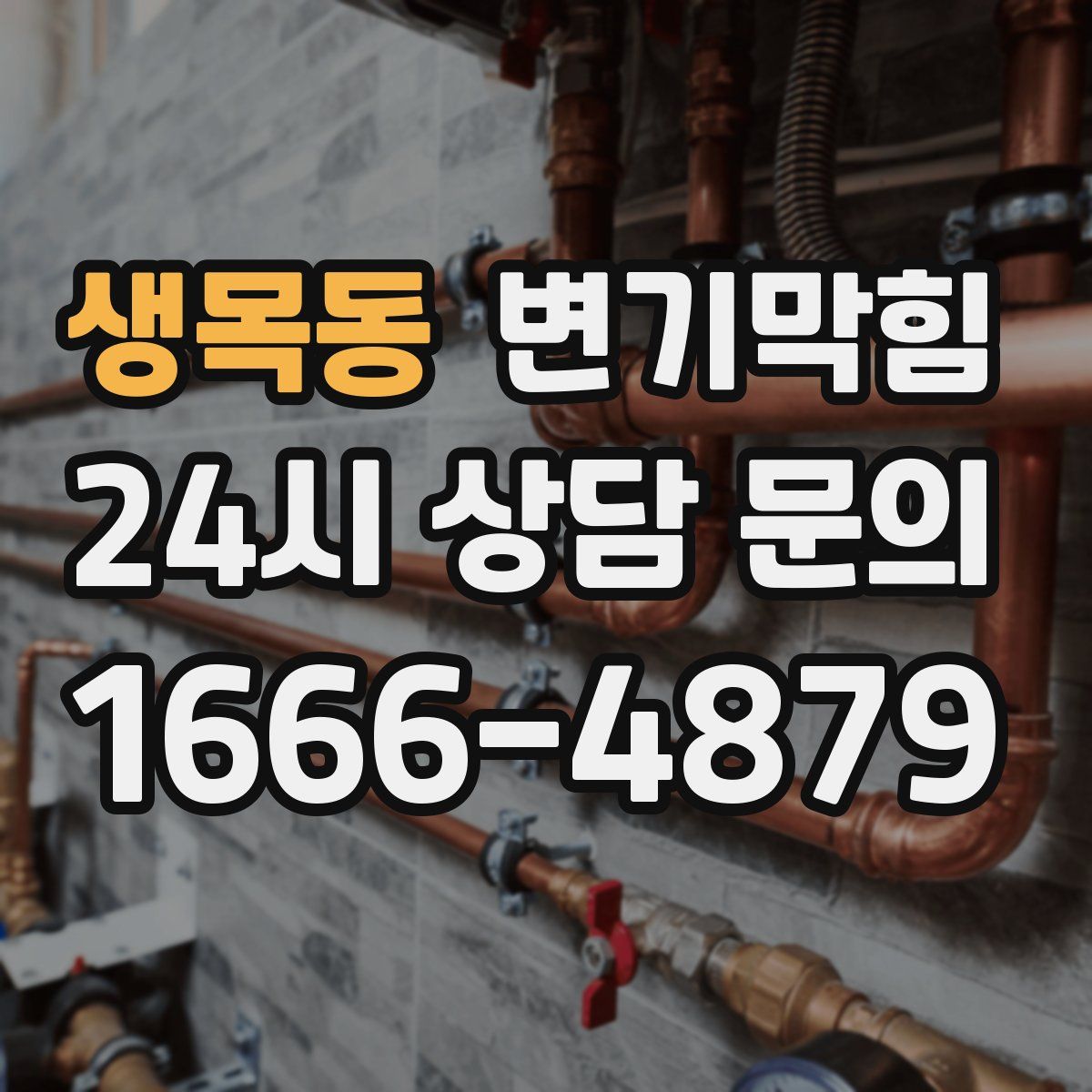 생목동 변기막힘