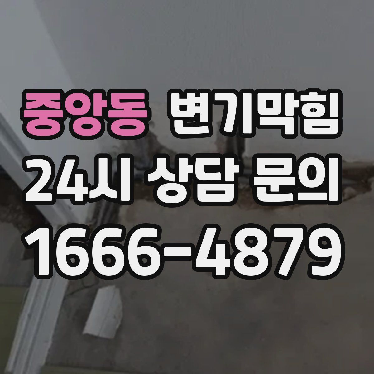 중앙동 변기막힘