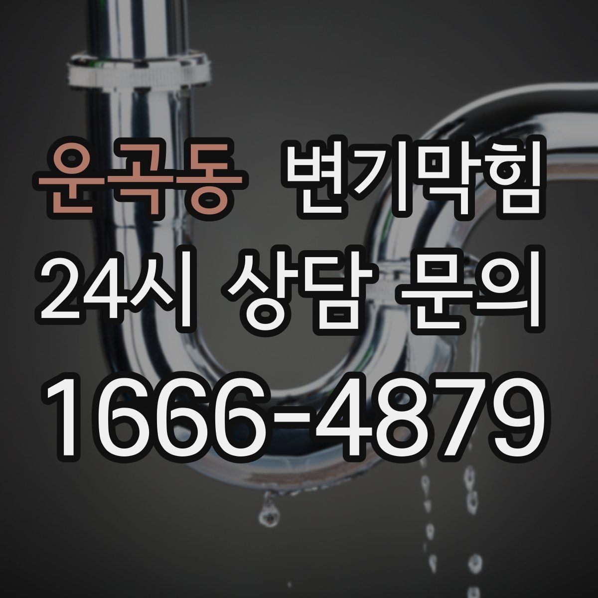 운곡동 변기막힘 원룸 배수구막힘 야간 무소음 완료