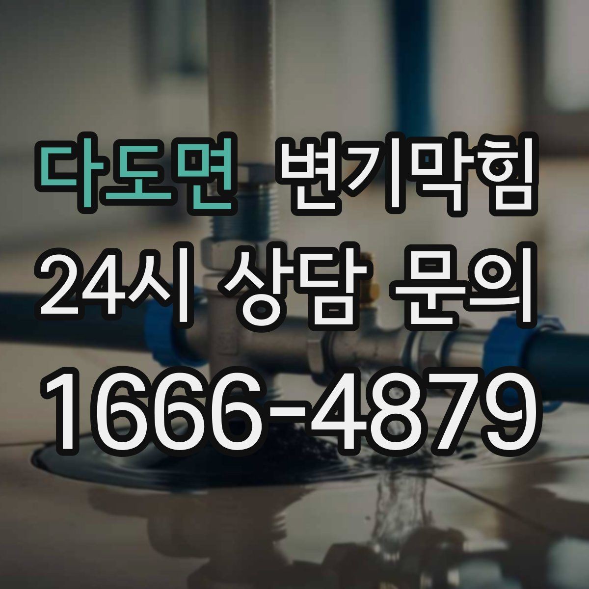다도면 변기막힘 다가구 배수구막힘 공용 트랩 복원