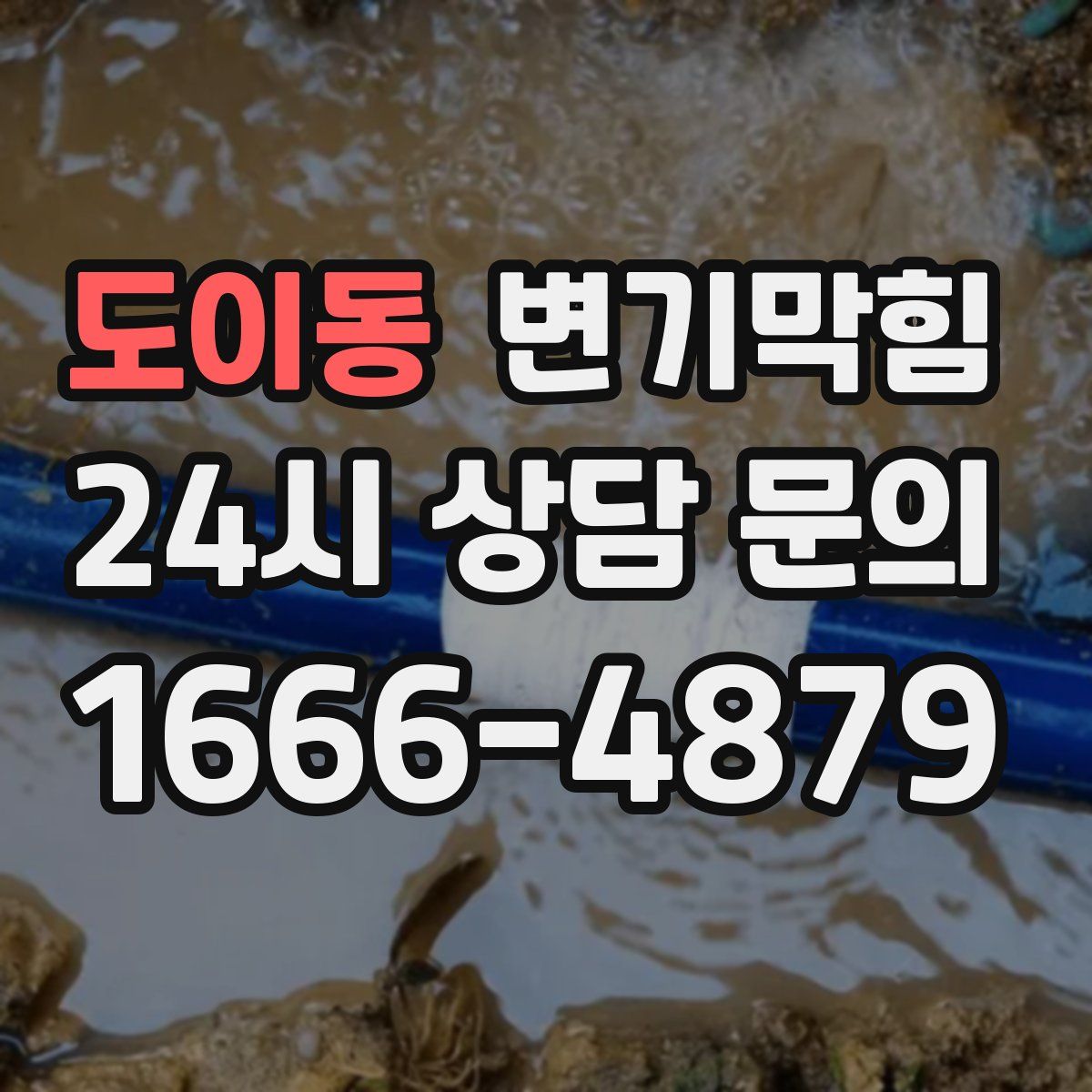 도이동 변기막힘