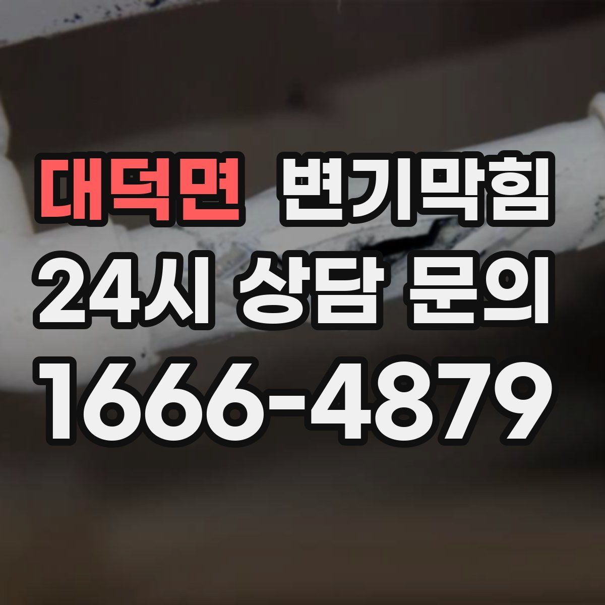 대덕면 변기막힘