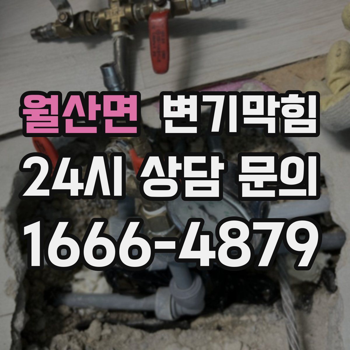 월산면 변기막힘