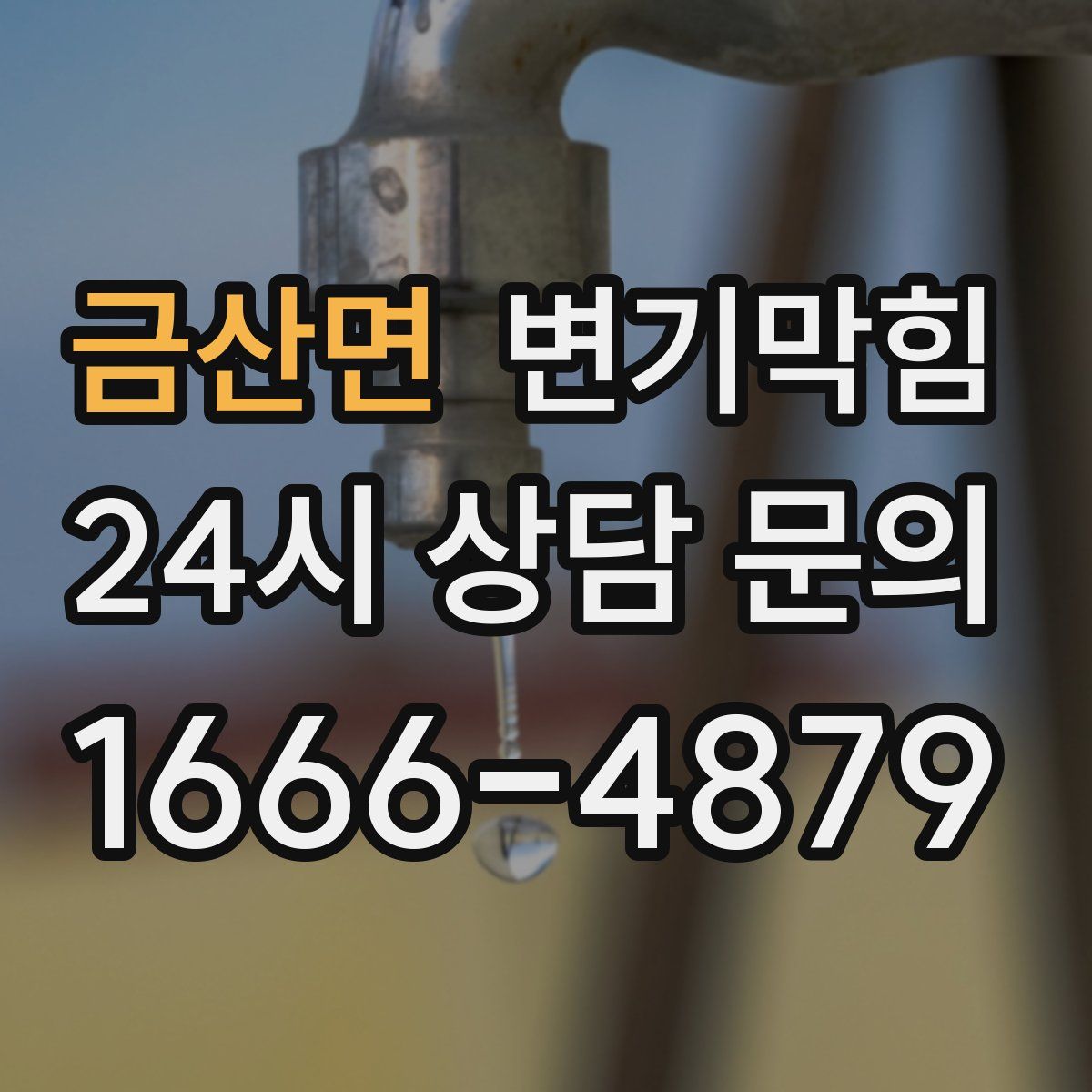 금산면 변기막힘