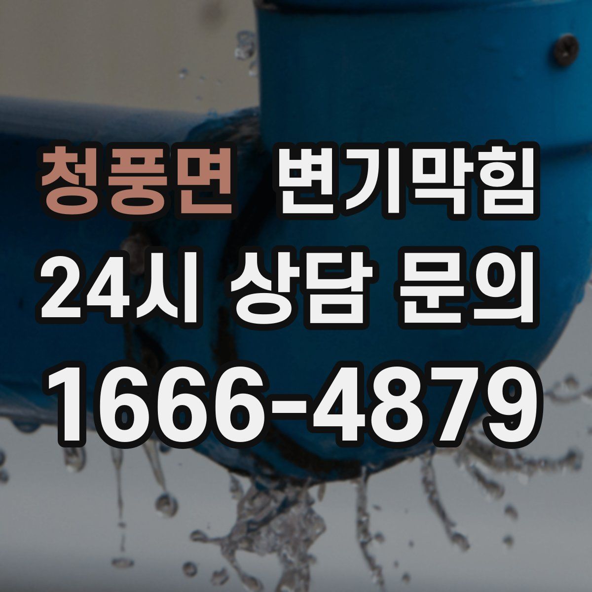 청풍면 변기막힘