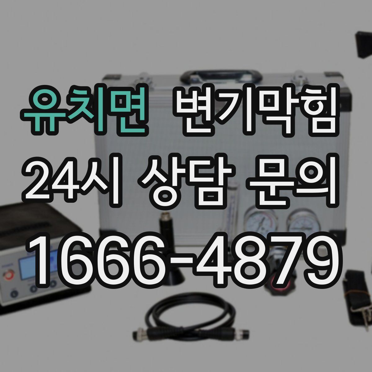 유치면 변기막힘