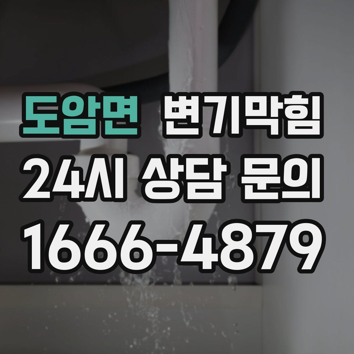 도암면 변기막힘