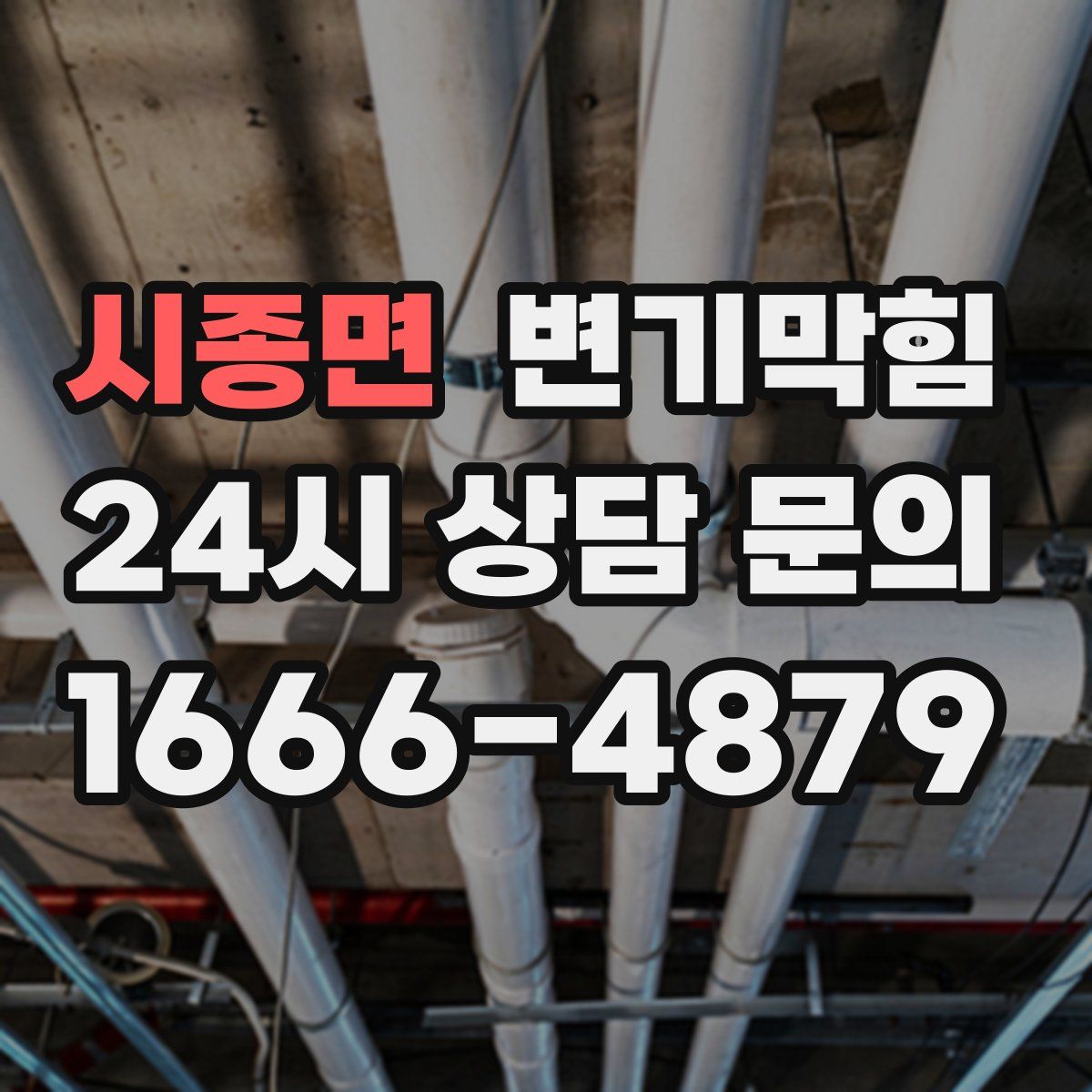 시종면 변기막힘